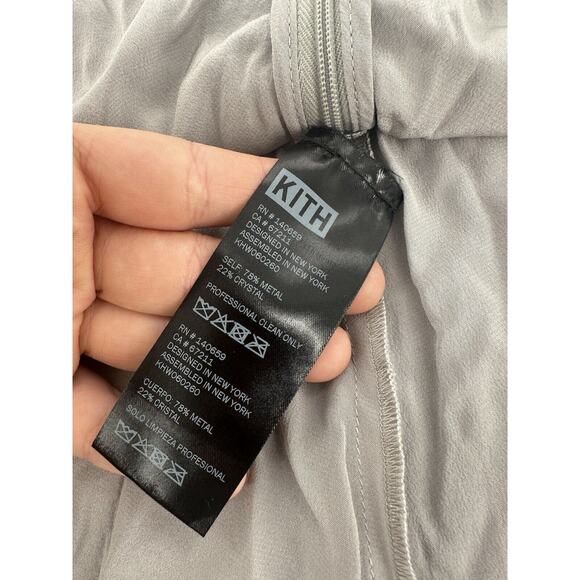 Kith Metallic Chainmail Set Skirt Sz XS Top Sz M Club Sexy Going Out Glam Event - Picture 10 of 16